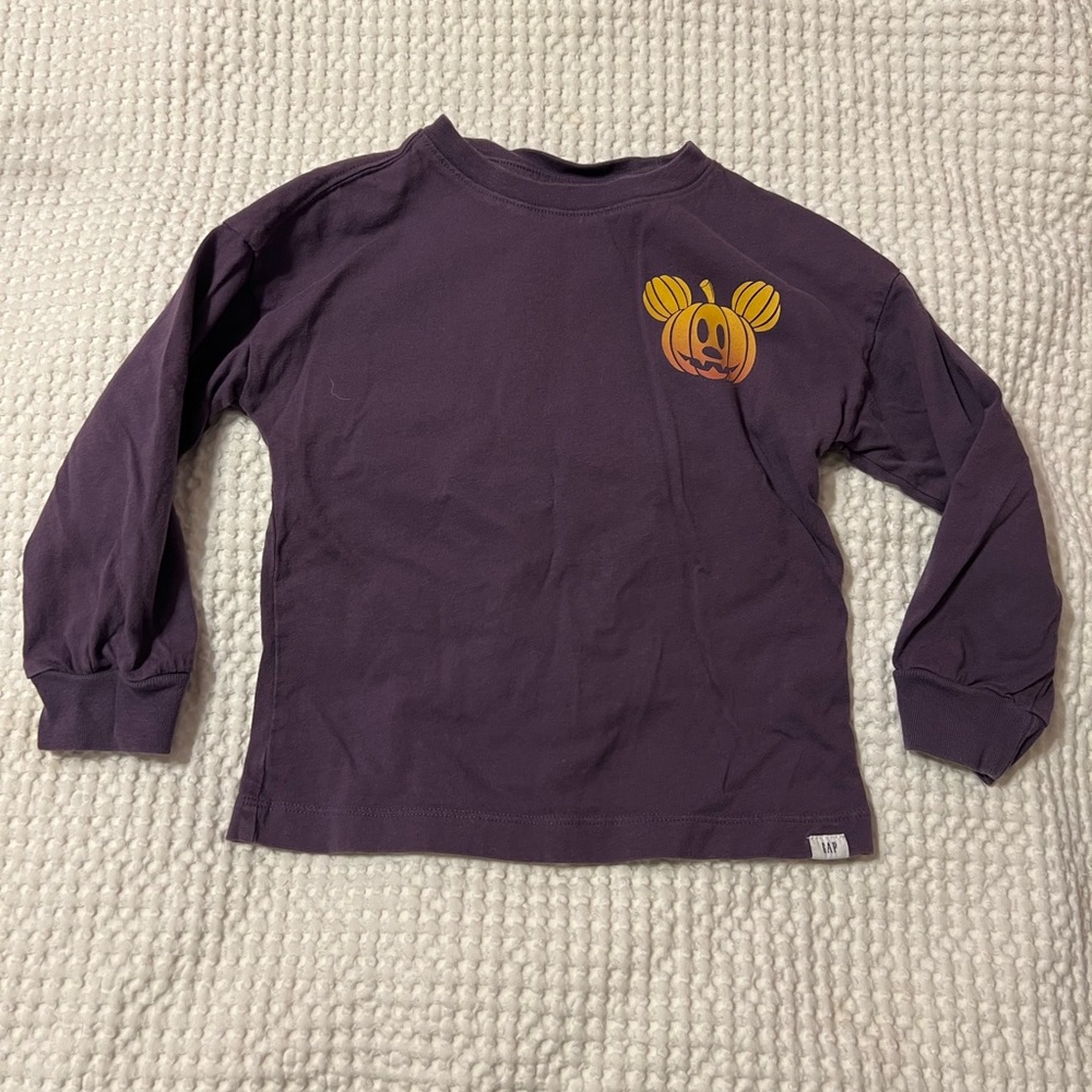 Gap Disney Mickey Mouse Halloween long sleeve shirt 4 yrs.